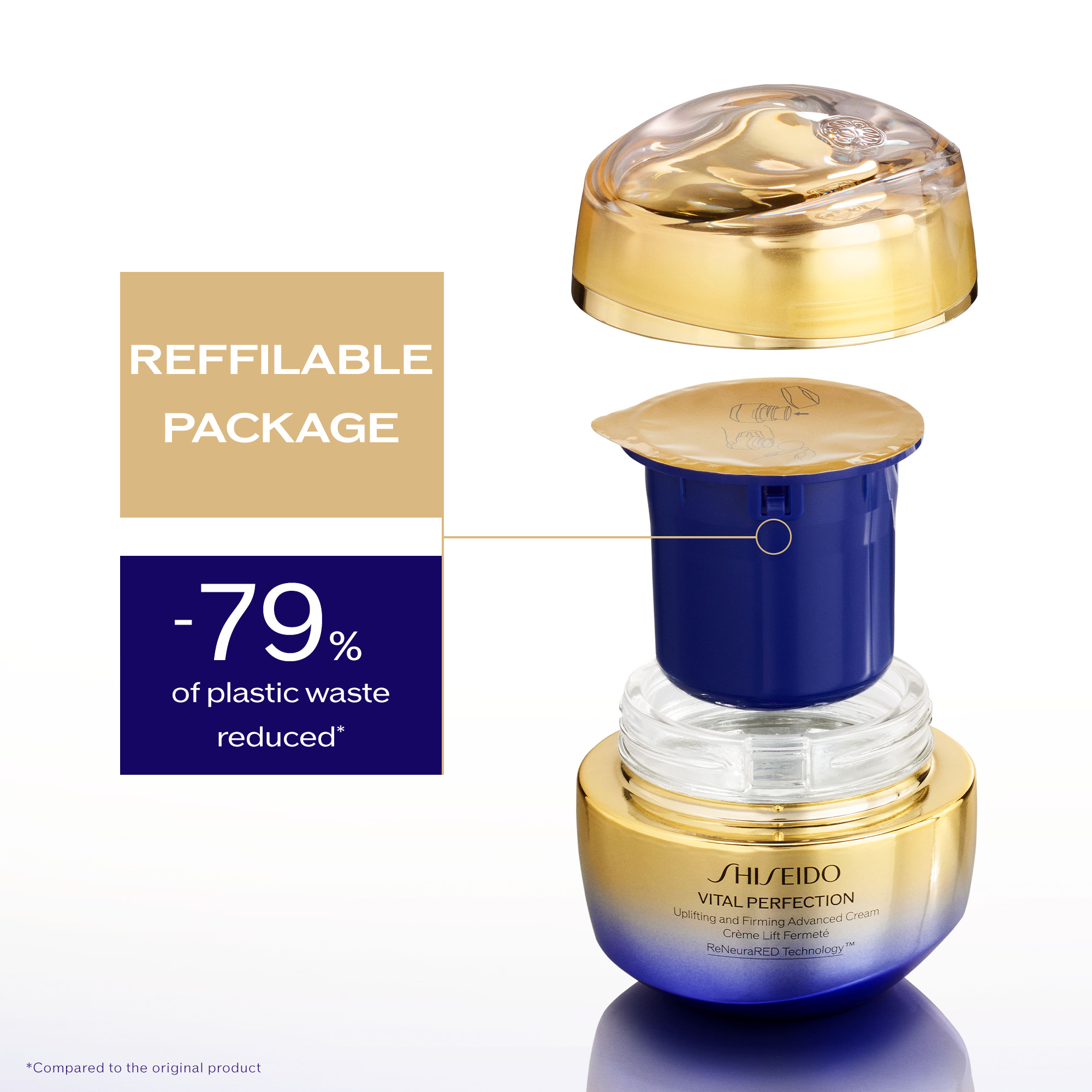 Uplifting and Firming Advanced Cream Refill - SHISEIDO, Refills